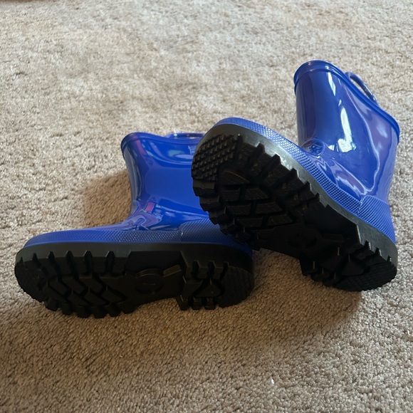 Kids Blue Rain Boots - Picture 2 of 2
